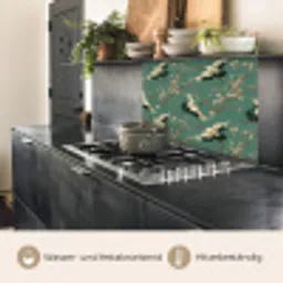 Kersenbloesem - Kraamvogels - Groen keuken achterwand 2 middel 865 -usp_DE