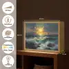 Zee - Zon - Golven - Rotsen Light Box met batterij (Wandlamp) middel -USP_websiteoverzichtNL