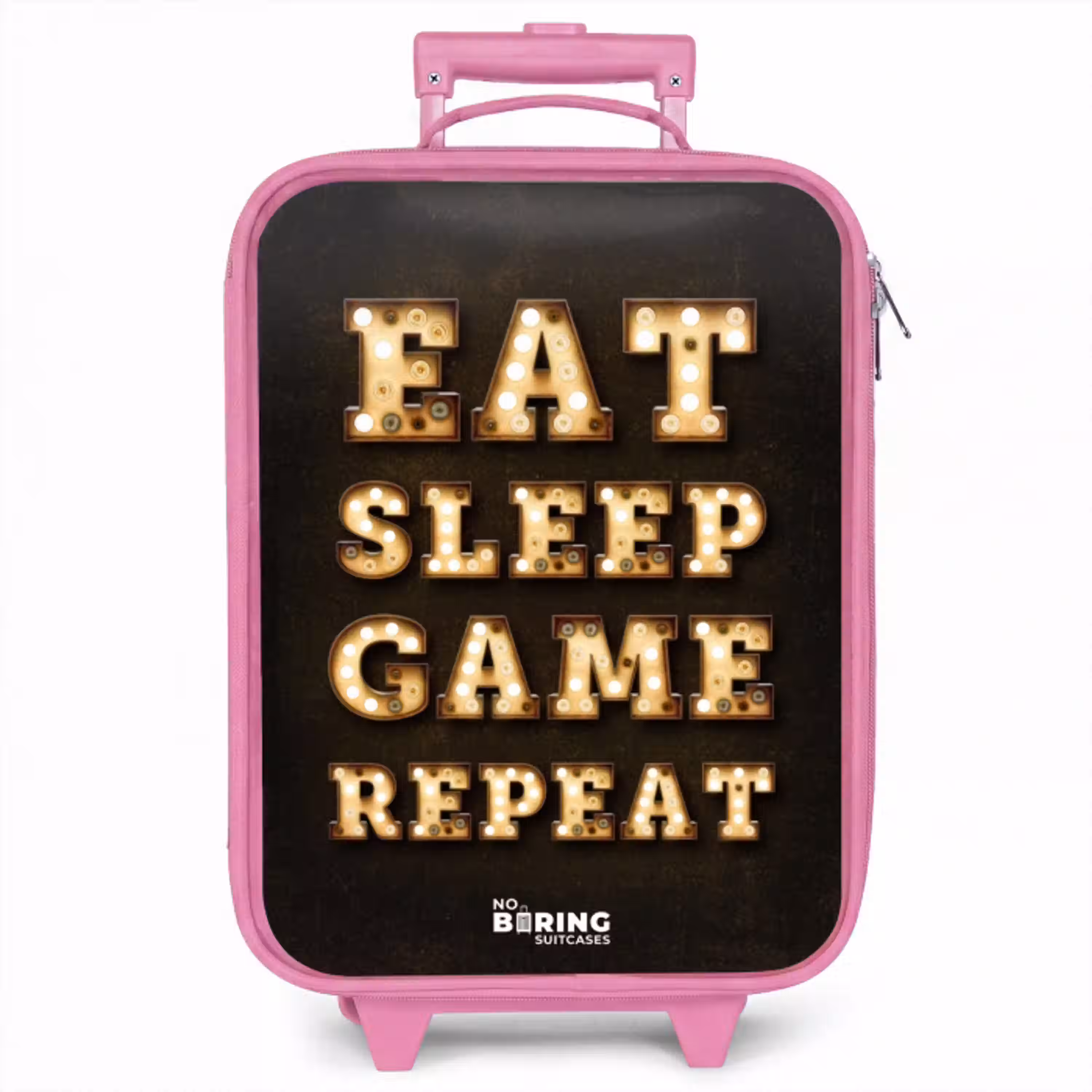 Qoute met licht Kinderkoffer - Roze klein -zzz_website3d