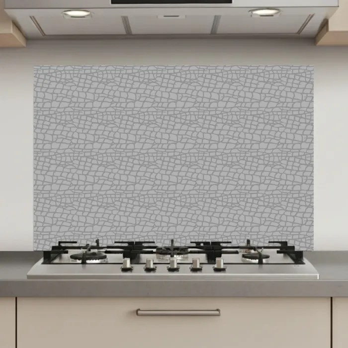 Grijs - Reptiel - Dier - Patroon keuken achterwand spatscherm klein 900 -3d_website