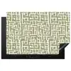 Grafisch - Patroon - Groen Inductie beschermer vinyl 3mm klein 276 -3d