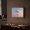 Wolk - Schommel - Kleurrijke lucht Light Box met batterij (Wandlamp) middel -sfeer1