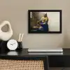 Het melkmeisje - Kunst - Oude meesters - Vermeer fotolijst zwart zonder passe partout klein -sfeer1