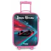 Formule 1 - Raceauto - Rood - Neonverlichting Kinderkoffer - Roze klein -zz3dotto