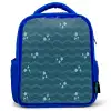 Zee - Donkerblauw - Golf - Vis Kinderrugzak - Blauw middel 862 -3d