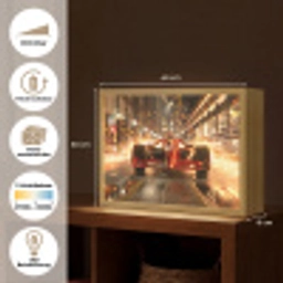 Formule 1 - Auto - Race - Goud - Jongens Light Box met batterij (Wandlamp) middel -USP_websiteoverzichtDE