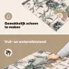 Bladeren - Monstera - Jungle - Tropical Inductie beschemer met haakjes klein -ky-schoon-nl
