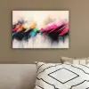 Dynamisch - Abstract - Kleurrijk - Zwart canvas 2cm klein -sfeer3