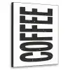 Koffie - Decoratie - Japandi - Vintage Textielframe zwart klein -3d