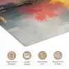 Modern - Abstract - Goud - Roze poster papier klein -closeup_NL