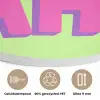 Groen - Neon - Quote Akoestische PET Vilt - Rond klein -closeup_NL