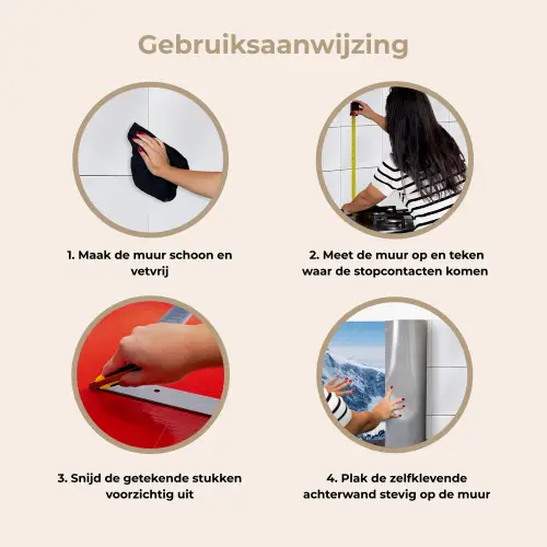 Landschap - Bergen - Sneeuw - Wit keuken achterwand 2 middel -gebruiksaanwijzing_NL