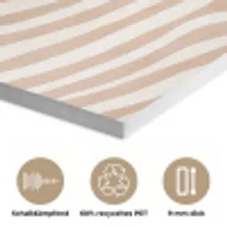 Beige - Aardspatroon PET vilt klein -closeup_DE
