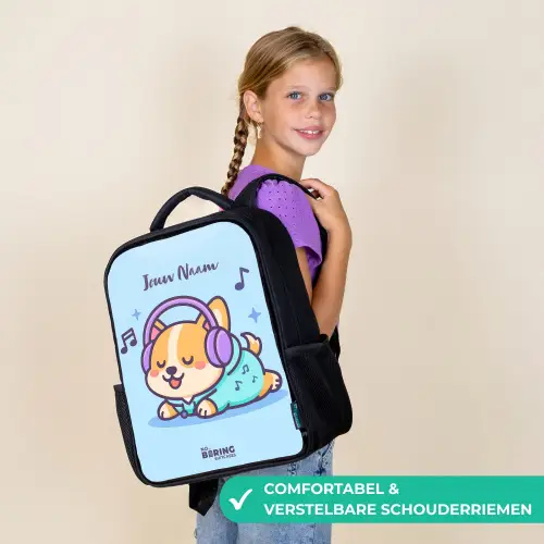 Kawai - Hond - Muziek Rugzak - Zwart middel -sfeer6_NL
