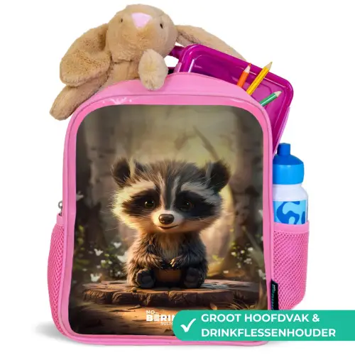Bobby Bosboom Kinderrugzak - Roze middel -inhoud_NL