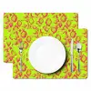 Slang - Neon - Groen - Roze Placemat vinyl groot 368 -zzsfeer2_Kitchenyeah-website