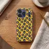 Muziek - Patroon - Geel Telefoonhoesje iPhone 17 Pro klein 878 -sfeer1