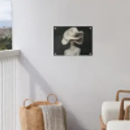Modern - Vrouw - Hoed tuinposter los doek klein -sfeer8