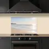 Zee - Zon - Zand keuken achterwand spatscherm klein -sfeer1
