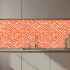 Strepen - Dynamisch - Oranje keuken achterwand 2 middel 871 zz_3dshopping