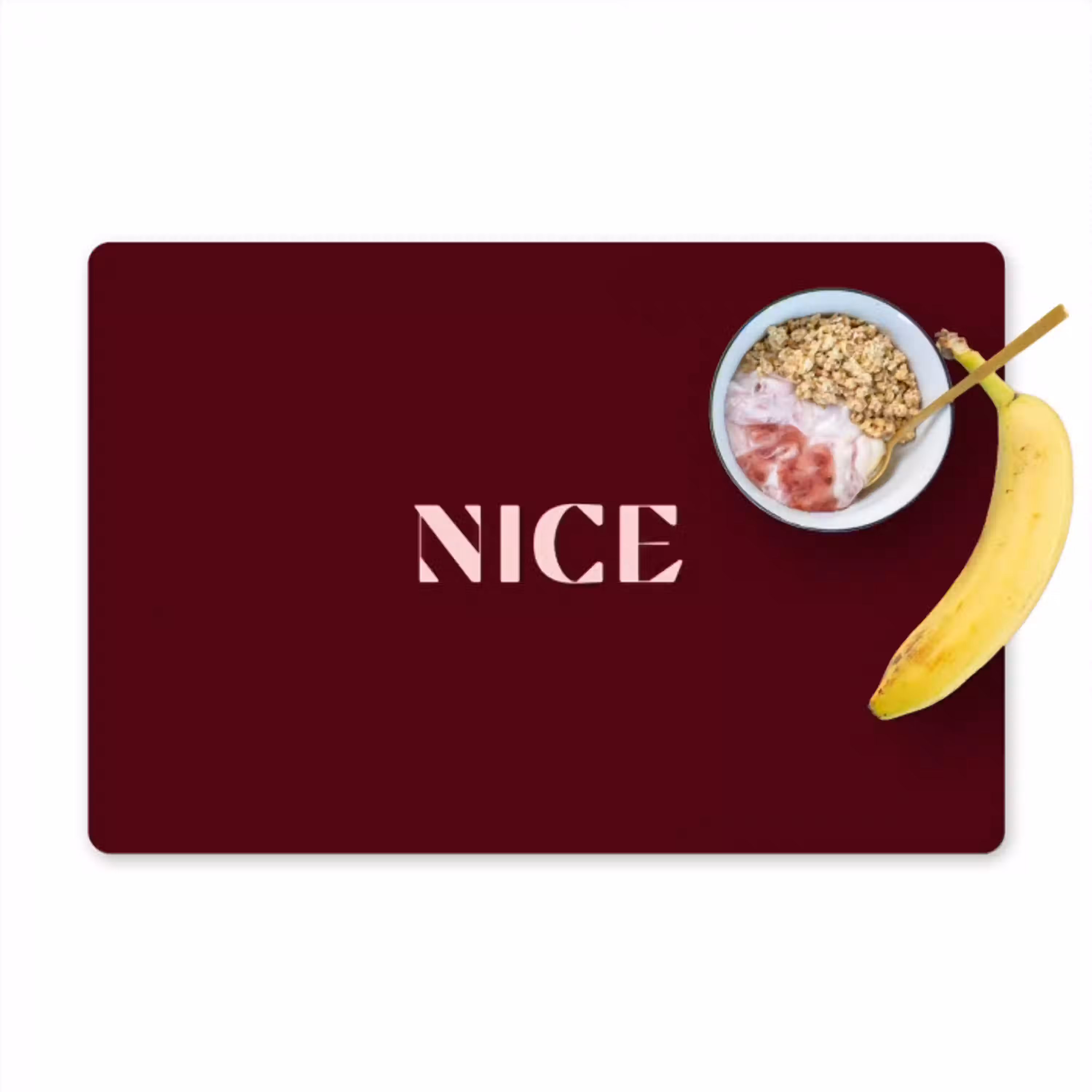Nice - Bordeaux - Roze Placemat vinyl groot -zzzproduct_Kitchenyeah-website