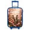 Flora flapoor Kinderkoffer - Blauw klein -zz3dotto