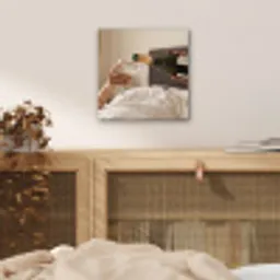 Champagne - Bed - Bubbels aluminium wit klein -sfeer3