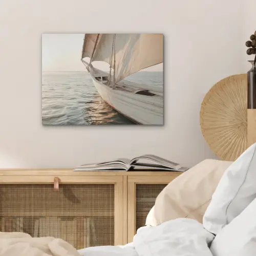 Zeilboot - Zee - Beige - Zon PET vilt klein -sfeer3