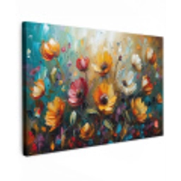 Watercolor - Bloemen - Kunst - Modern canvas 2cm klein -z3d