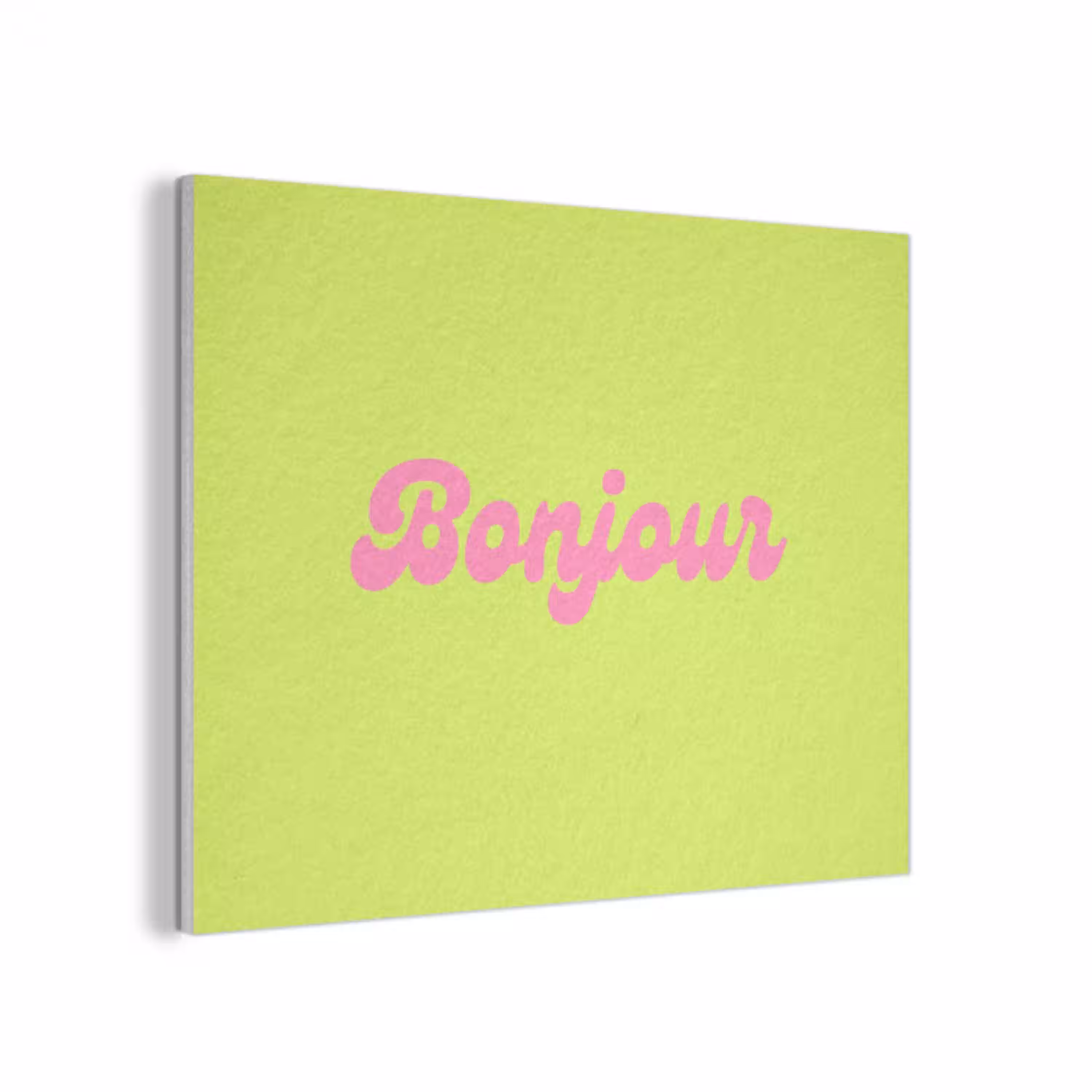 Groen - Roze bonjour - Retro PET vilt klein -3d