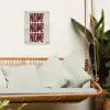 Rood - Vintage - Decoratie - Japandi tuinposter los doek klein -sfeer7