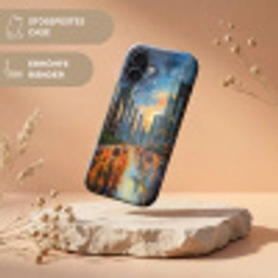 Auto - Skyline - Zon - Blauw Toughcase MagSafe Apple iPhone 17 klein -USP_RandenV_DE
