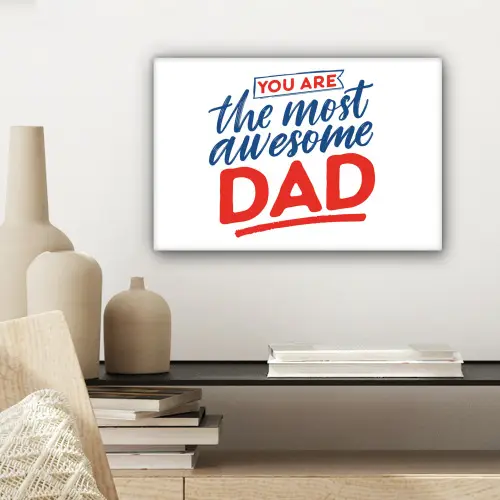 Papa - Vaderdag - Spreuken canvas 2cm klein -sfeer6