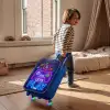 Neoncontroller tegen een bakstenen muur Kinderkoffer - Blauw klein -sfeer1