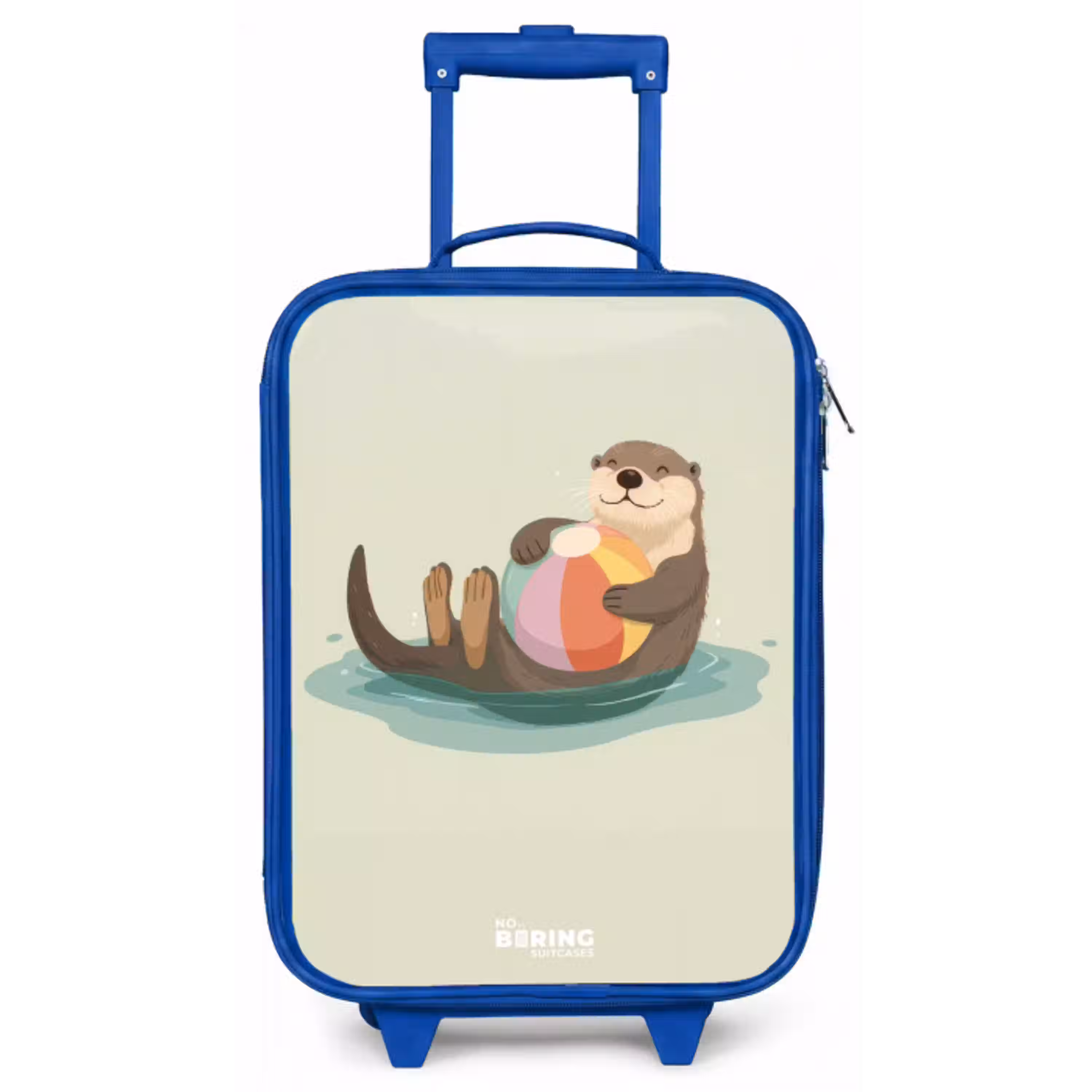 Otter - Strandbal - Water Kinderkoffer - Blauw klein -zz3dotto