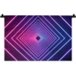 Driedimensionaal - Tunnel - Ruimte Wandkleed katoen klein -zz3d