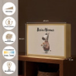 Zebra - Zonnebloemen - Warm Light Box met batterij (Wandlamp kind) middel -USP_websiteoverzichtDE