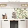 Bloem - Art nouveau - Design keuken achterwand 2 middel 871 -voor-na2_FR