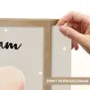 Gezichtje - Hart - Roze - Stippen Light Box met batterij (Wandlamp kind) middel -USP_websiteprintNL