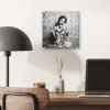 Chic - Vrouw - Zwart - Wit plexiglas 5mm klein -sfeer6