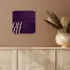 Oh hi - Paars - Cursief plexiglas 5mm klein -sfeer5