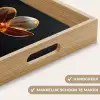 Orchidee - Doorzichtig - Bloem Dienblad Rechthoek middel -USP_HandgreepNL