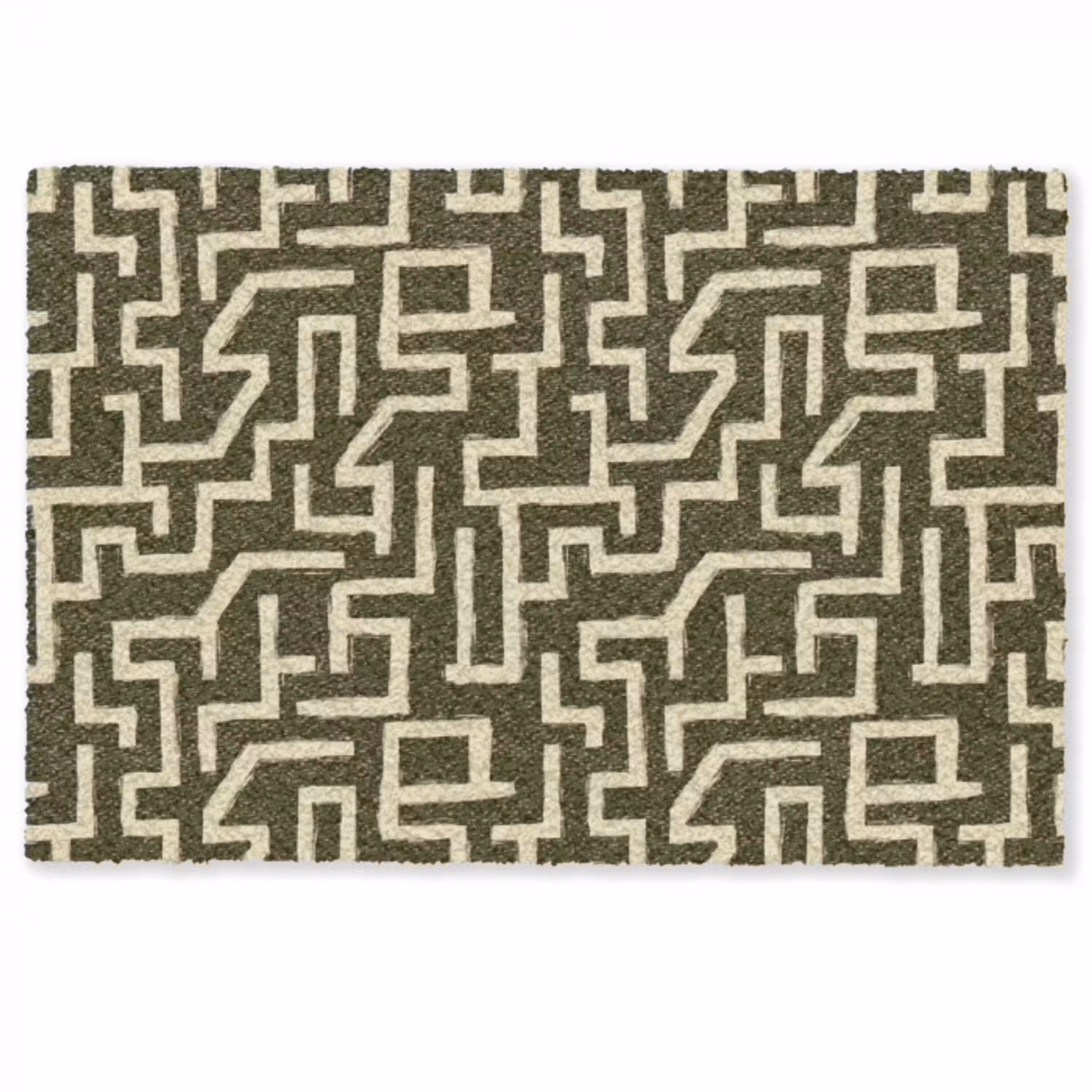 Abstract - Lijnen - Groen Deurmat klein 898 -zkaufland3d