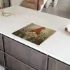 Kerstgnome - Konijntjes - Kleurrijk Inductie beschermer vinyl 3mm middel -sfeer8
