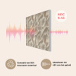Waaierstructuren - Beige - Vezeltextuur PET vilt klein 837 -USP_NL
