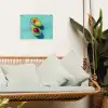 Avocado - Groen - Pit - Schaduw tuinposter los doek klein -sfeer7
