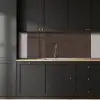 Strepen - Roest - Donker keuken achterwand 2 middel 871 -sfeer1