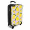 Pastel - Citroenen op lavendel paarse achtergrond NBS - Handbagage koffer - Kinderen Unisex middel -productfoto_3d