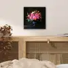 Quote - Bloemen - Vaas - Neon aluminium wit klein -sfeer3