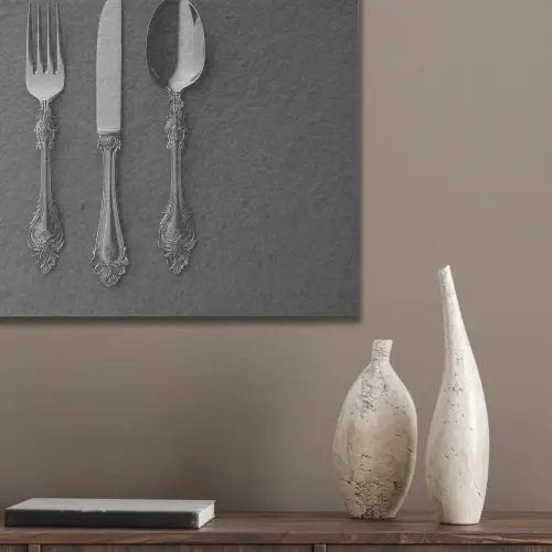 Bestek - Zwart PET vilt klein -sfeer6_closeup